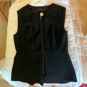 BCBGMAXAZRIA black peplum top